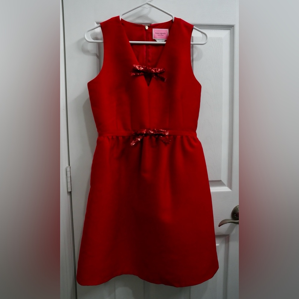 Kate Spade red dress.
